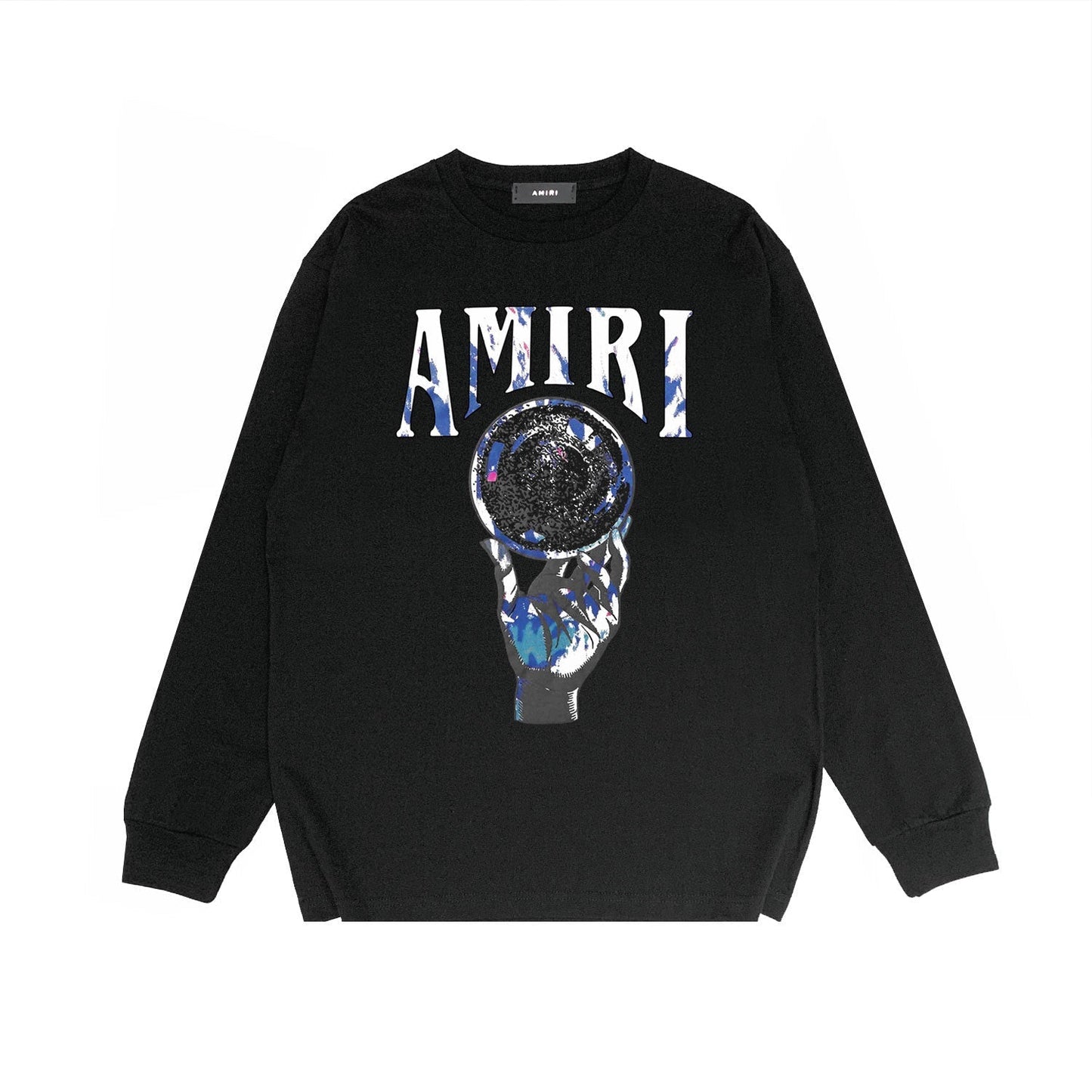 Amiri Long-Sleeve Shirt Personality Printing Stylish Casual