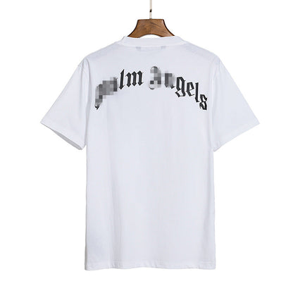 Palm Angle T Shirts Red Heart Broken Bear Pattern