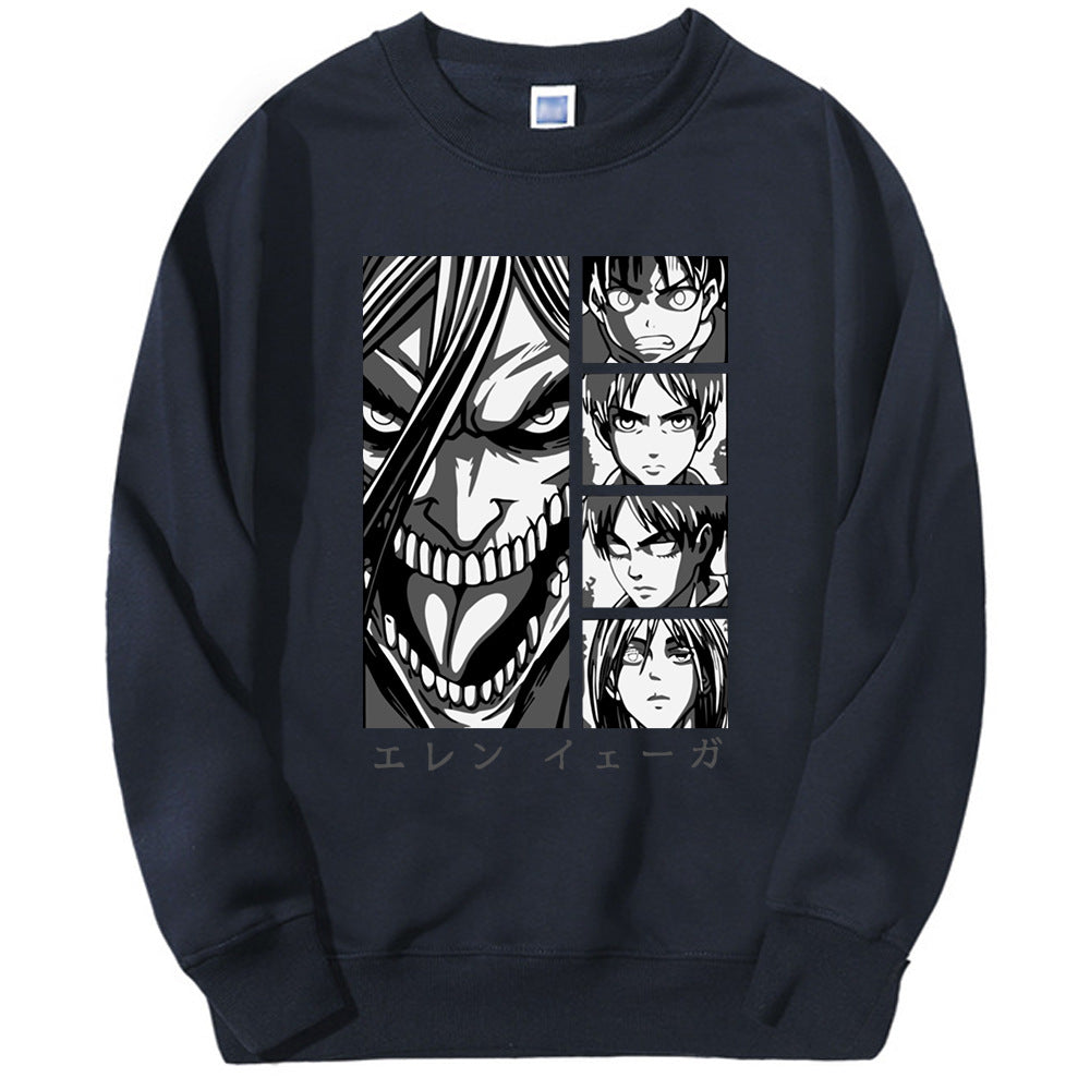 Attack On Titan Japan Anime Sweatshirts Hoodie Mens Fashion