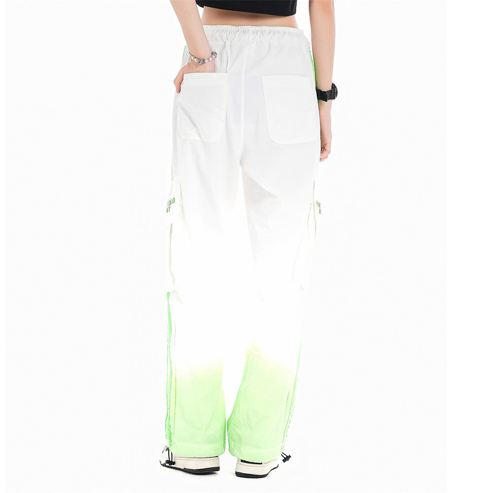 Men Sweatpants Casual Pants Men Straight-Leg Trousers Spring/Summer Workwear with Pocket Elastic Waist Baggy Pants