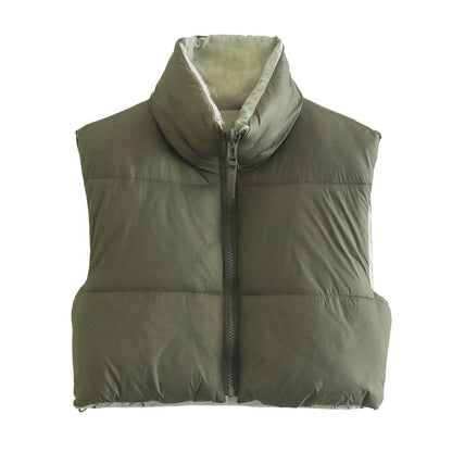 Women Cotton Coat Casual Two-Sided Fashion