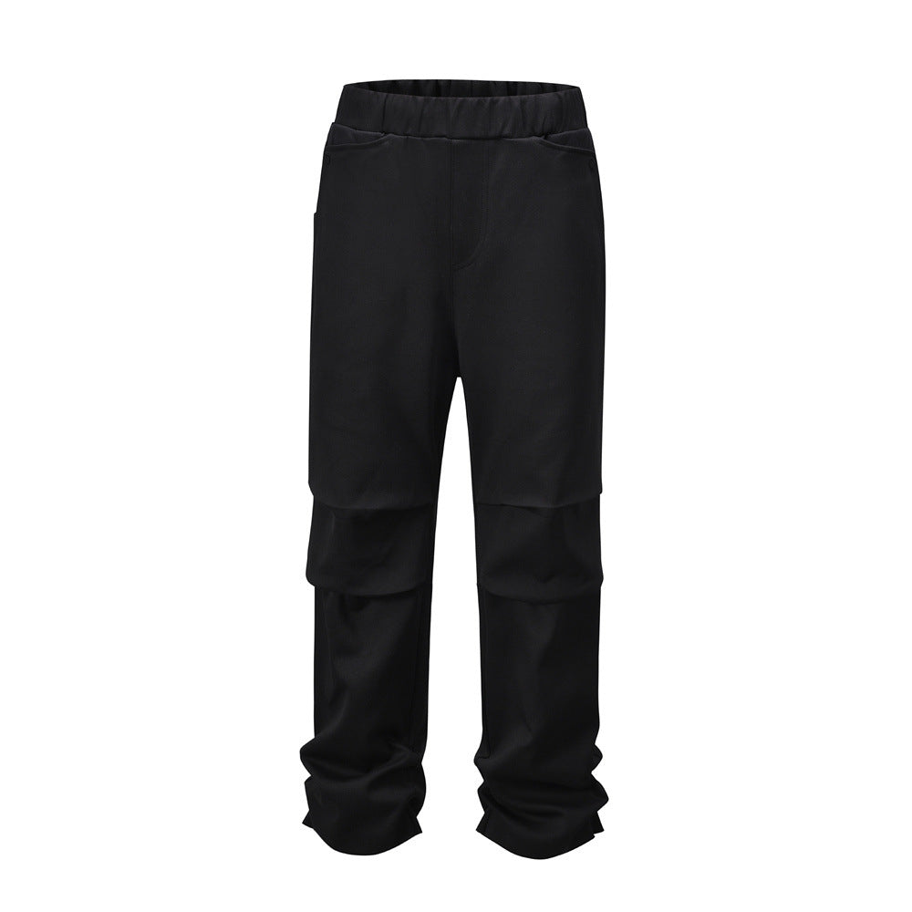 Men Sweatpants Casual Trousers Men Paratrooper Pants Baggy Straight Trousers