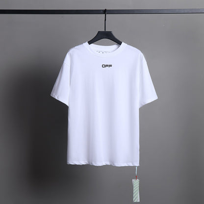 Ow T Shirts Printed Male and Female Trendy Brand Short Sleeve
