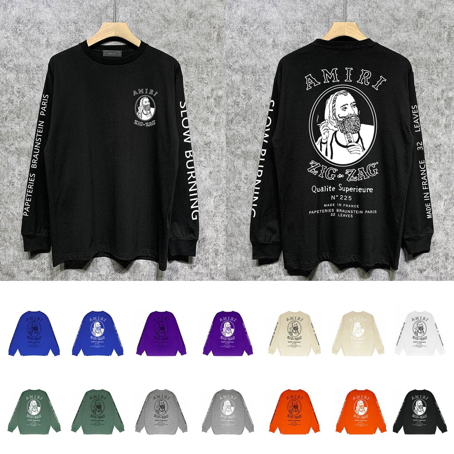 Amiri Sweatshirt Long Sleee Shirts