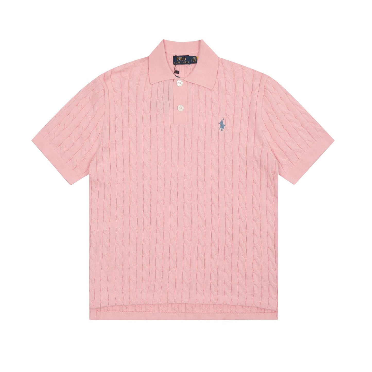 Ralph Lauren Knitted sweaters Ralph Lauren Knitted Short Sleeved Shirt POLO Lapel Knitted Short Sleeve Small Twist Lapel T-Shirt