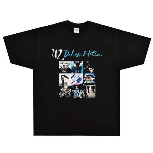 Rock Star T Shirt U2 Achtung Baby T-shirt Rock Band American Street Retro Loose Printed Short Sleeve