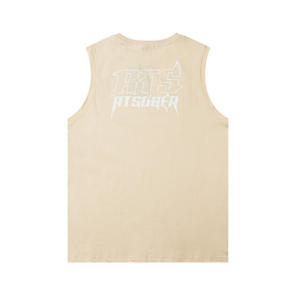Men Vest Sleeveless T-shirt Men's and Women's Oversize Hip Hop Sports Vest