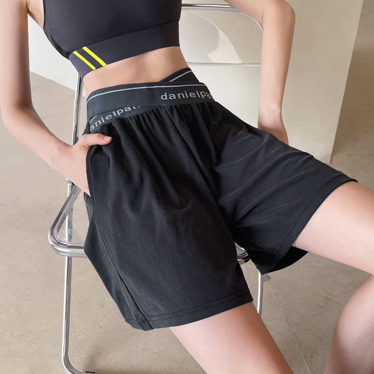 Women Yoga Sports Shorts Loose Sports Shorts Running Fitness Pants