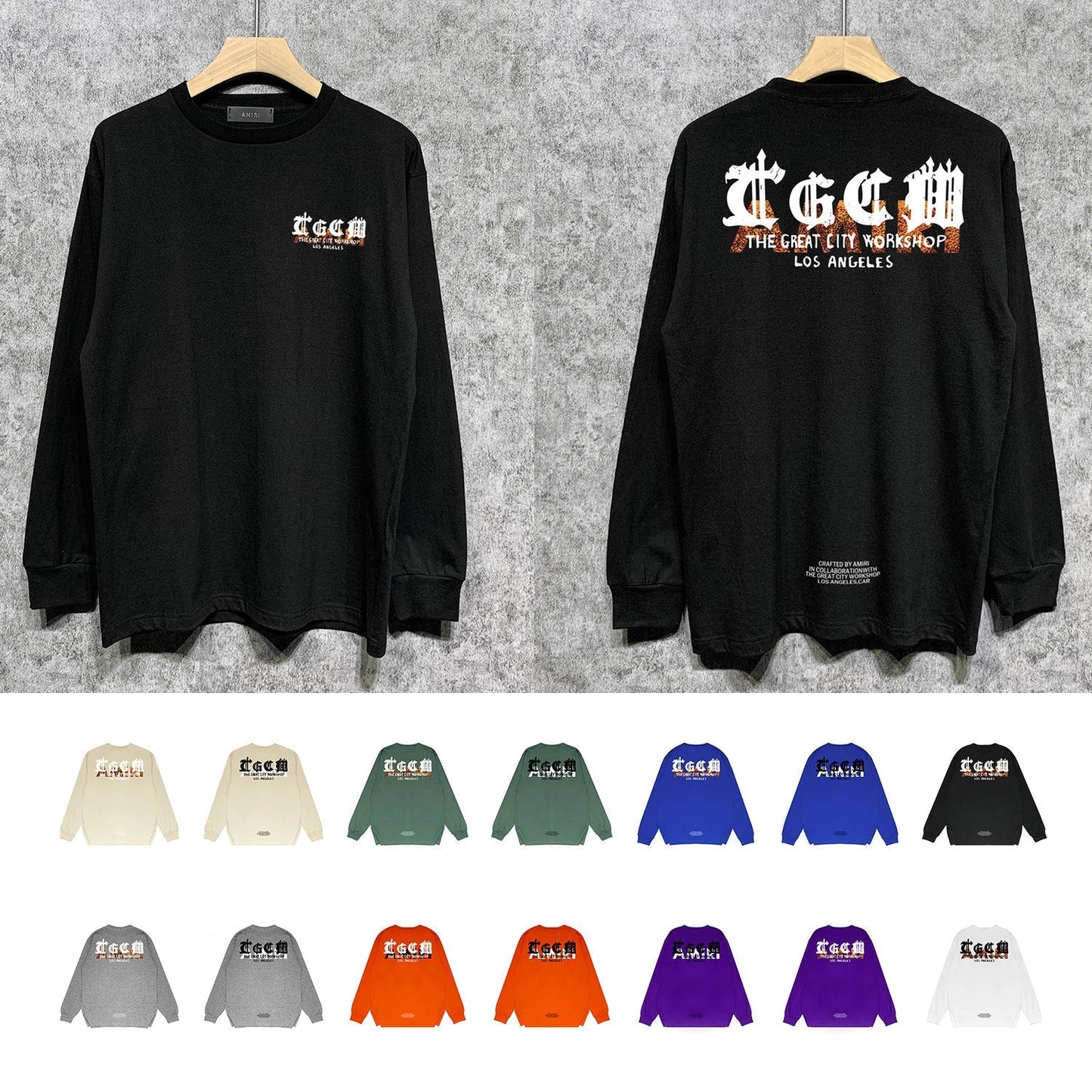 Amiri Sweatshirt Long Sleee Shirts