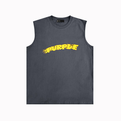 Purple Brand Tank T Shirts Sleeveless T-shirt Vest