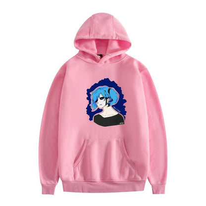 Sally Face Hoodie Sally Face Character Print Casual