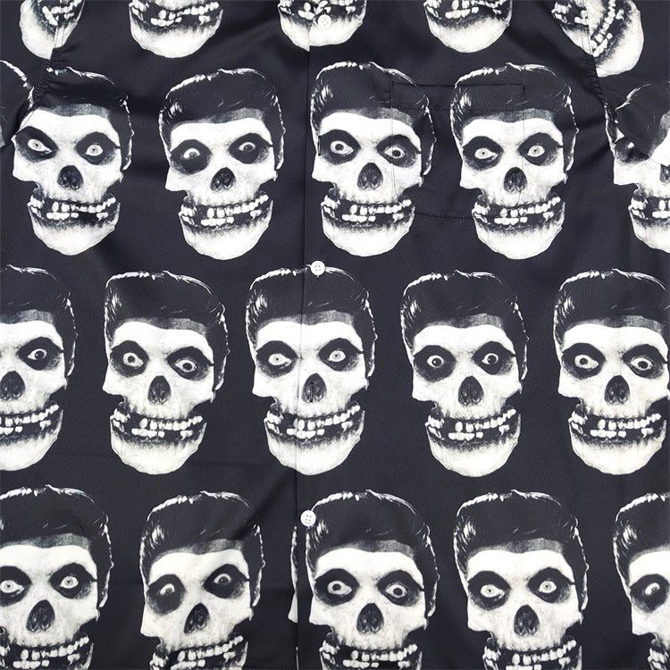 GUILTYPARTIES TIGER Shirts x WEIRDO DAVE Portfolio Skull Short Sleeve Shirts