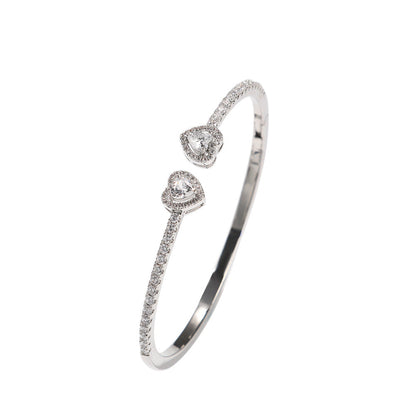 Bracelet Multi-Colored Hip Hop Love Bracelet ins Diamond Set Spectrum St. Valentine's