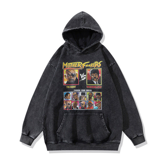 Men Hoodie Cartoon Printed Hoodie