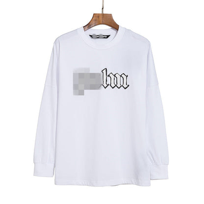 Palm Angle T Shirts Classic Logo Printed Long-Sleeved T-shirt Loose Bottoming Shirt
