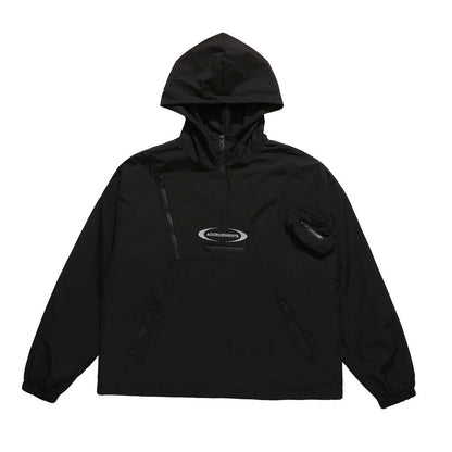 Men Jacket Coat Shell Jacket Men Outdoor Windproof Exercise Hooded Coat Loose Spring and Autumn