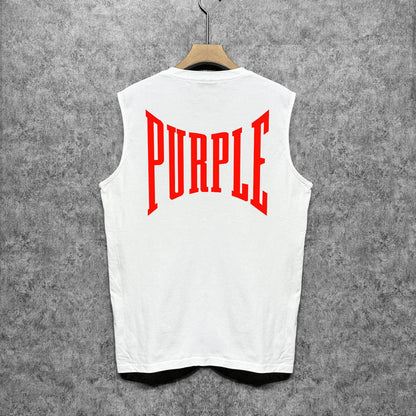 Purple Brand Tank T Shirts Sleeveless T-shirt Vest