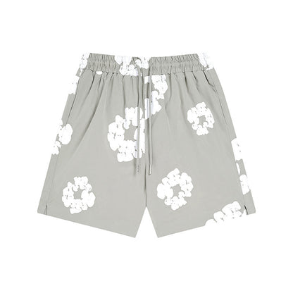 Denim Tears Outfit:T Shirt/Shorts (Separate Purchase Options) Shirt Loose Shorts Men and Women Casual Suit