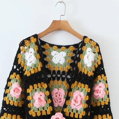 Women Sweater Knitwear Autumn and Winter Trench Coat Cardigan Jacket