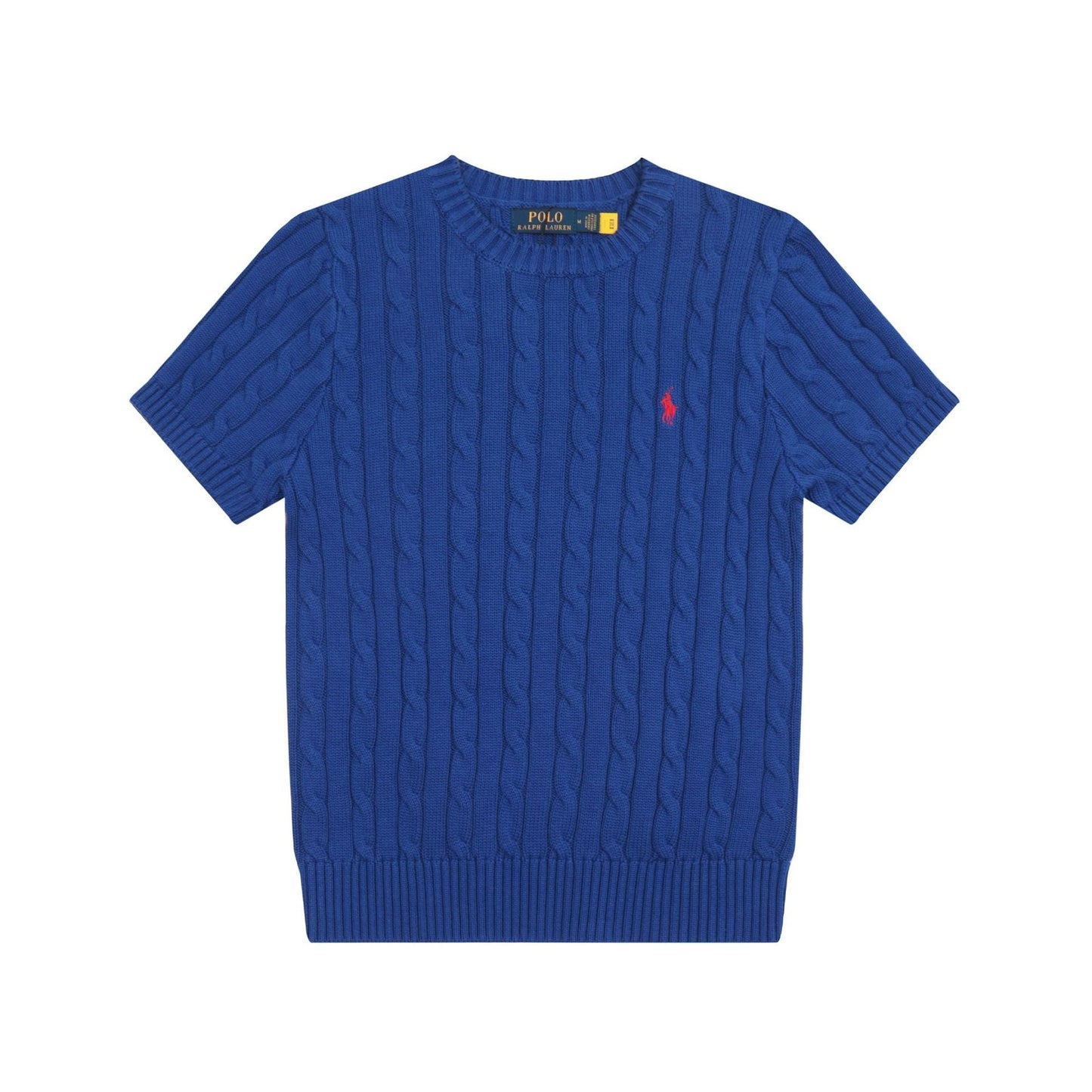 Ralph Lauren Knitted sweaters Ralph Lauren Knitted Short Sleeved Shirt Small Standard Twist Knitted Crew Neck Short Sleeve