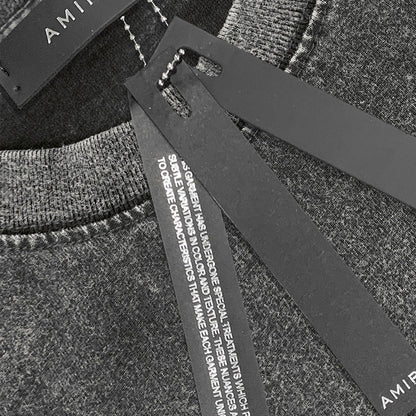 Amiri Long-Sleeve Shirt Vintage Distressed Long Sleeve T-shirt