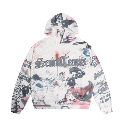 Unisex Hoodies Saint Michael Hip Hop Loose Hoodie