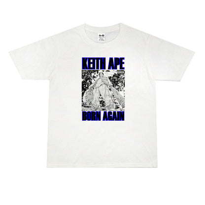 Rock Star T Shirt Keith AP D Ash Hip Hop Washed Distressed T-shirt Short Sleeve Men and Women