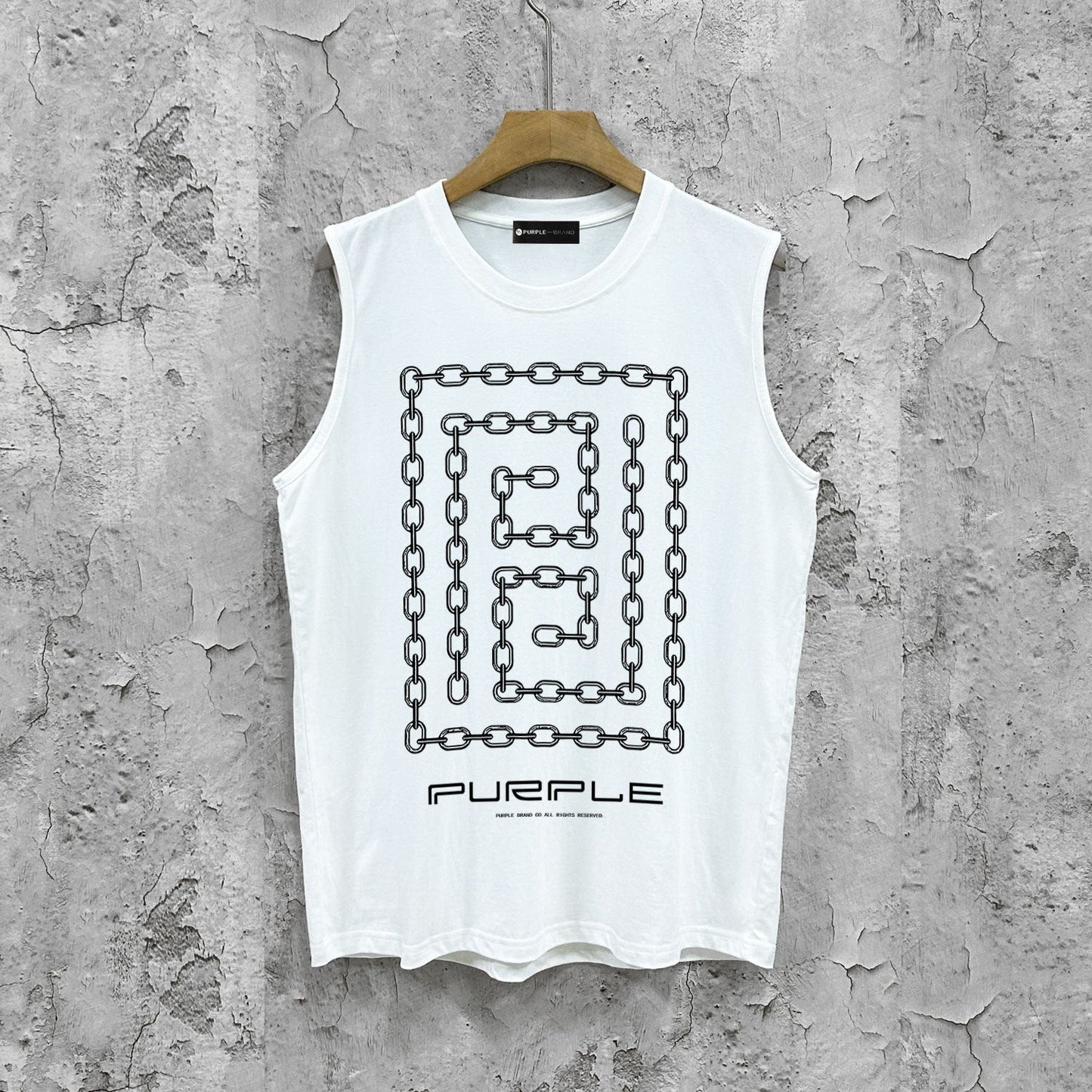 Purple Brand Tank T Shirts Sleeveless T-shirt Vest