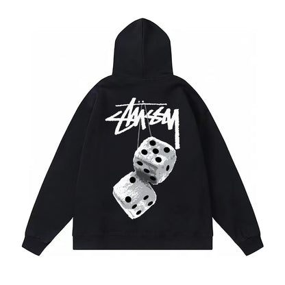 Stussy Hoodie Fall/Winter Fleece Hooded Sweater