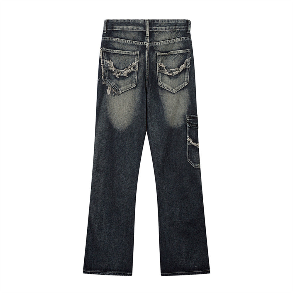 Women Pants Jeans Baggy Straight Trousers Trousers