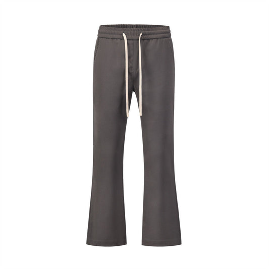 Men Sweatpants Solid Color Exercise Casual Pants Men's Loose Straight Wide Leg Sweatpants