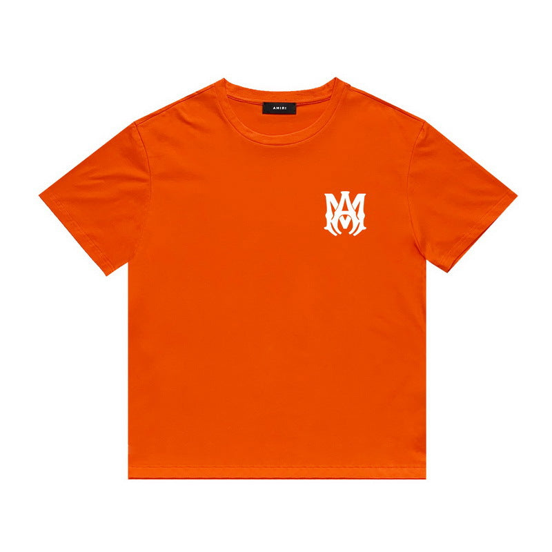 Amiri T Shirt Letter Print Casual round Neck Short Sleeve T-shirt