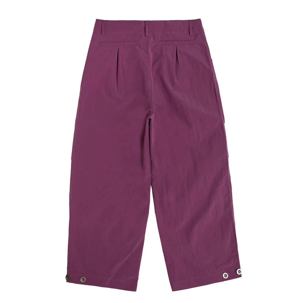 Men Sweatpants Summer Thin Quick-Drying Loose Leisure Sports Wide-Leg Trousers