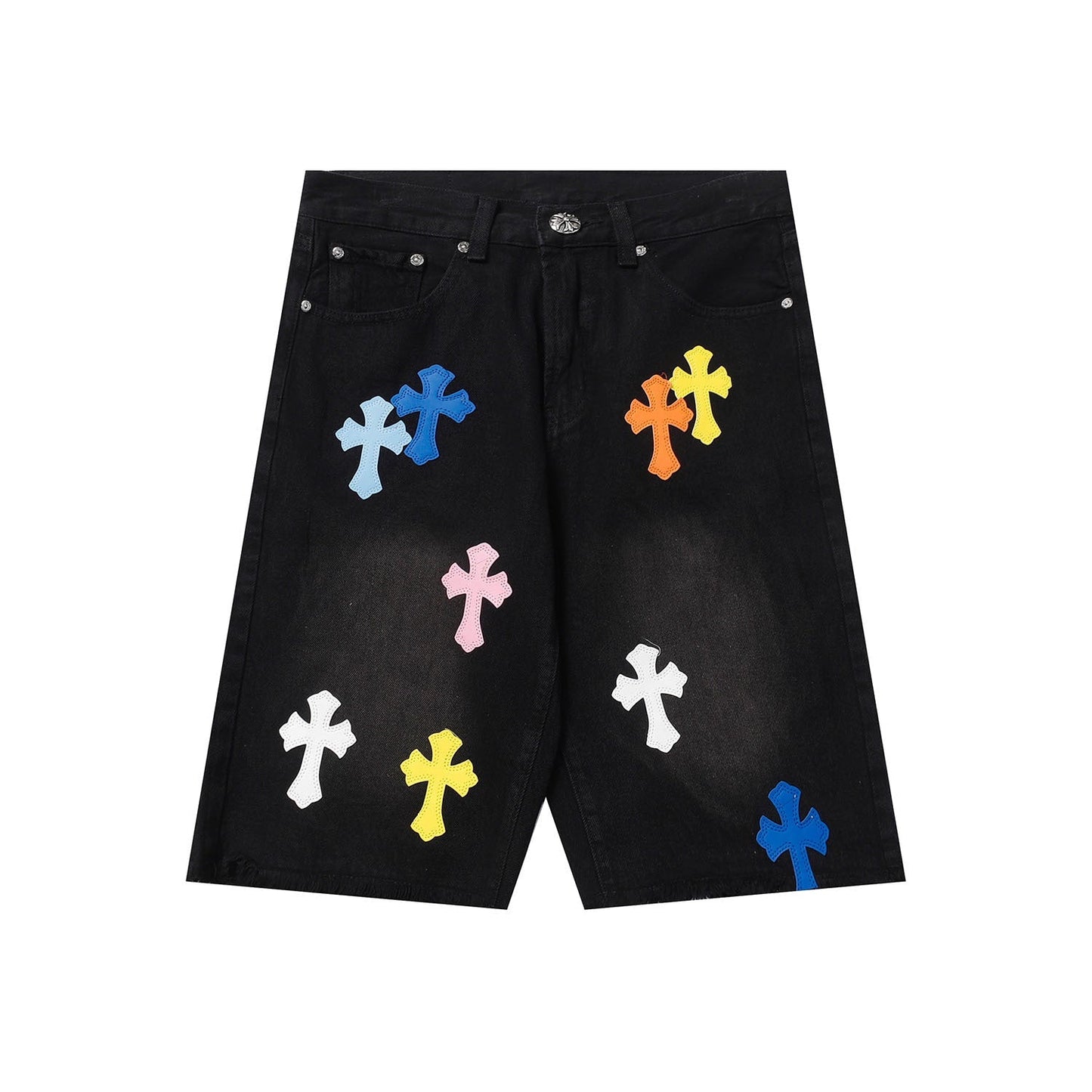 CHH Chrome Hearts Jeans Unisex Casual Loose Jeans