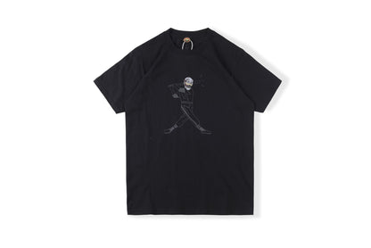Cpfm T Shirt Portrait Printed Men's and Women's Short-Sleeved T-shirt