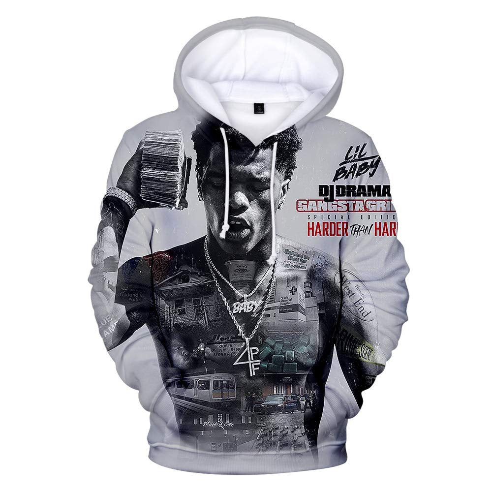 Nipsey Hussle Hoodie Digital 3D Printing
