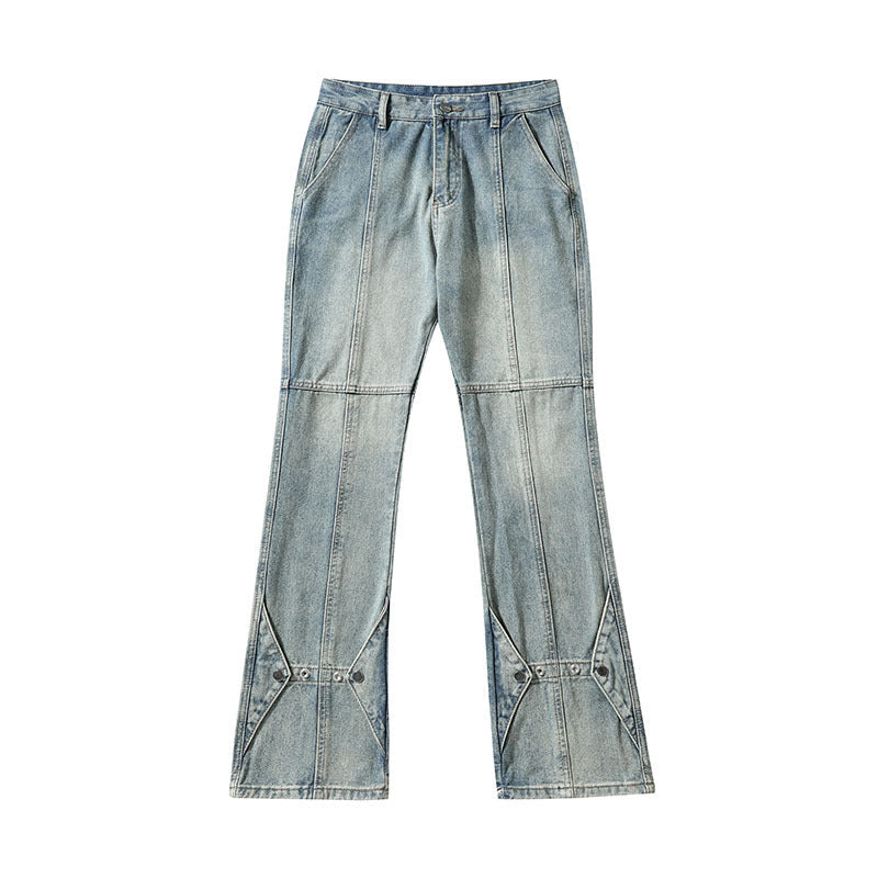 Men Jeans Vintage Flared Jeans