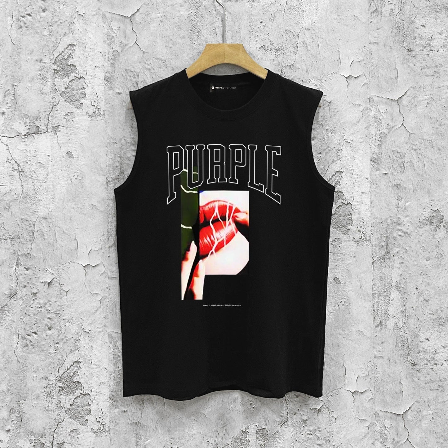 Purple Brand Tank T Shirts Sleeveless T-shirt Vest