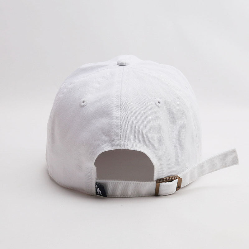 Dodgers and Yankees Baseball Cap 47brand Baseball Cap Female White Soft Top Small Icon La Embroidery