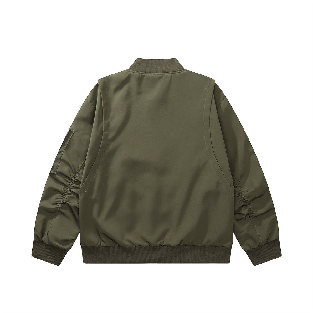 Men Jacket Coat XINGX Decoration Baseball Uniform Jacket
