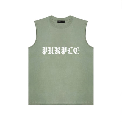Purple Brand Tank T Shirts Sleeveless T-shirt Vest