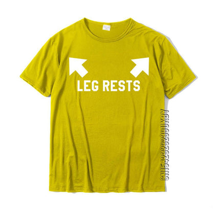 Funny Leg Rests Dad Joke Gift T-Shirt Adult Oversized Hi