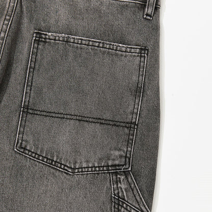 Men Jeans Distressed Worn Jeans Hip Hop Loose Casual