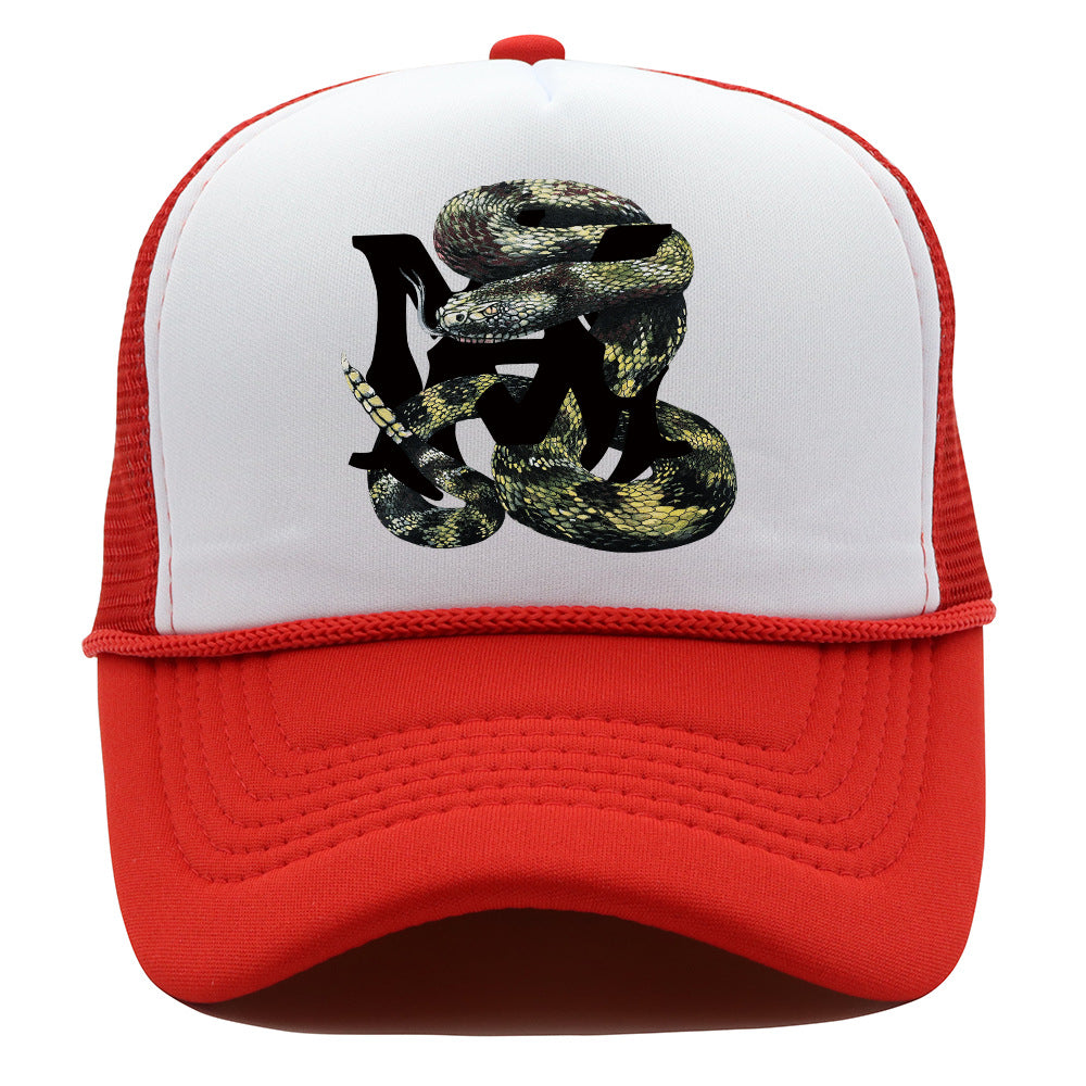 Amiri Hat Printed Letter Shade Baseball Cap Fashion Casual Cap