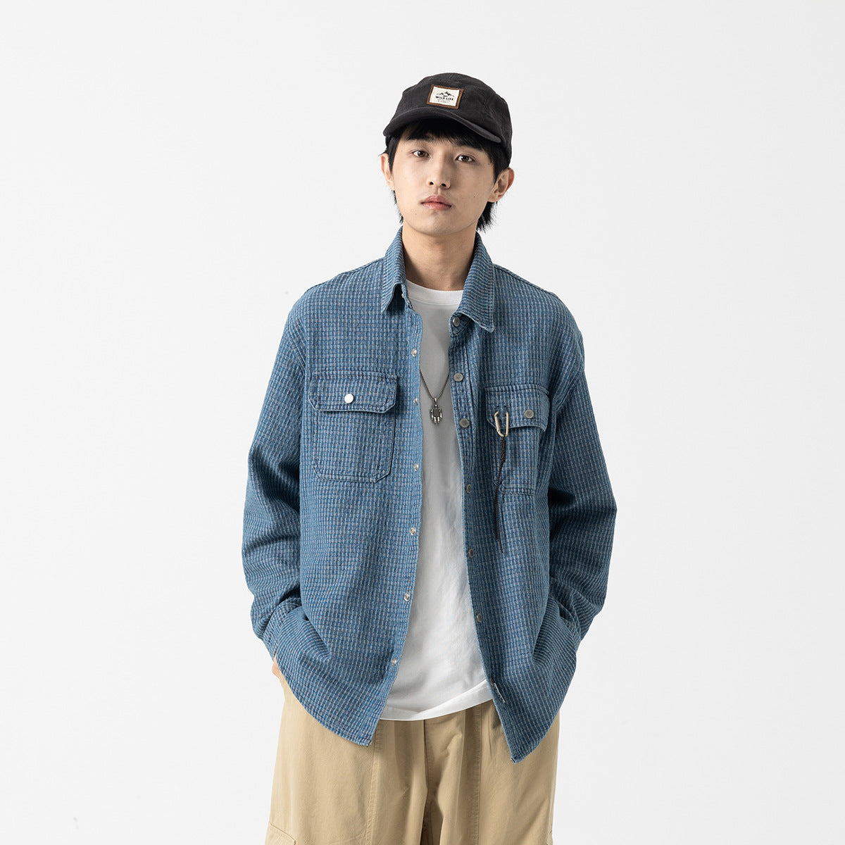 Unisex Shirt Retro Loose Casual