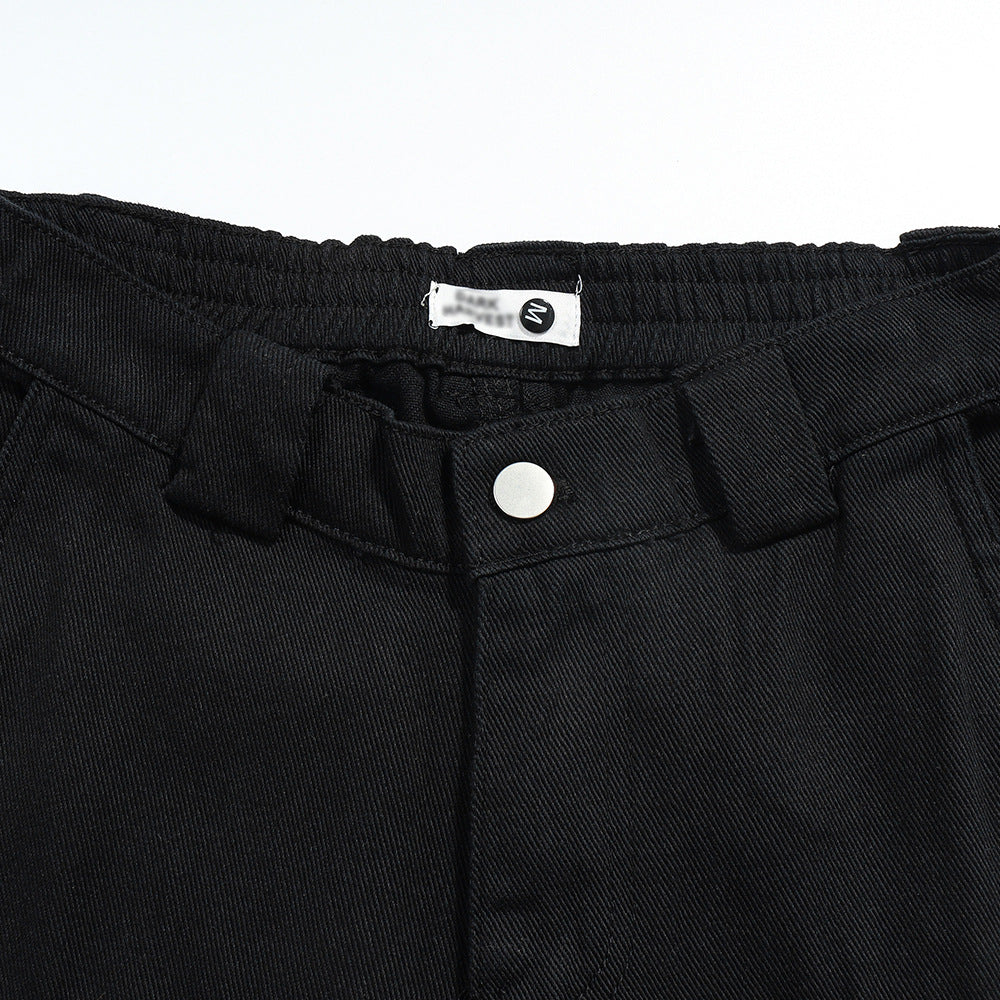 Men Jeans Workwear Loose Cool Pocket Design