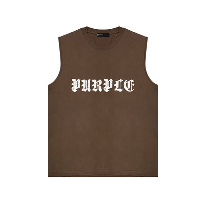 Purple Brand Tank T Shirts Sleeveless T-shirt Vest
