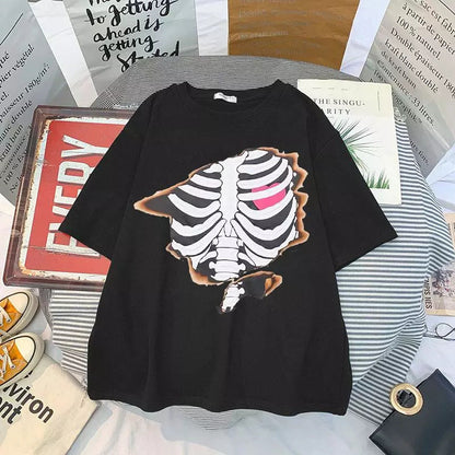 Sally Face Hoodie Printed T-shirt Casual