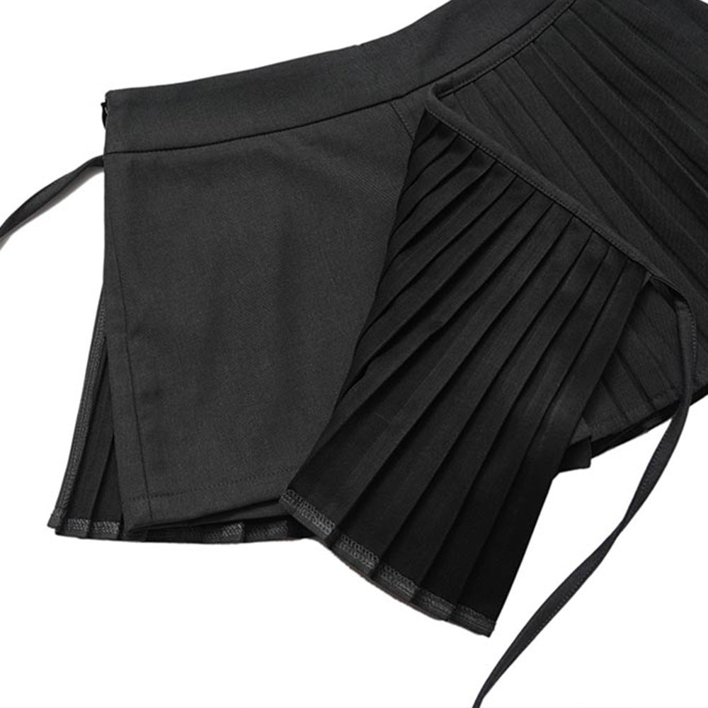 Women Shorts Pleated Skirt Shorts Summer A- line Skirt Skirt