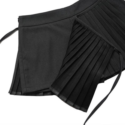 Women Shorts Pleated Skirt Shorts Summer A- line Skirt Skirt